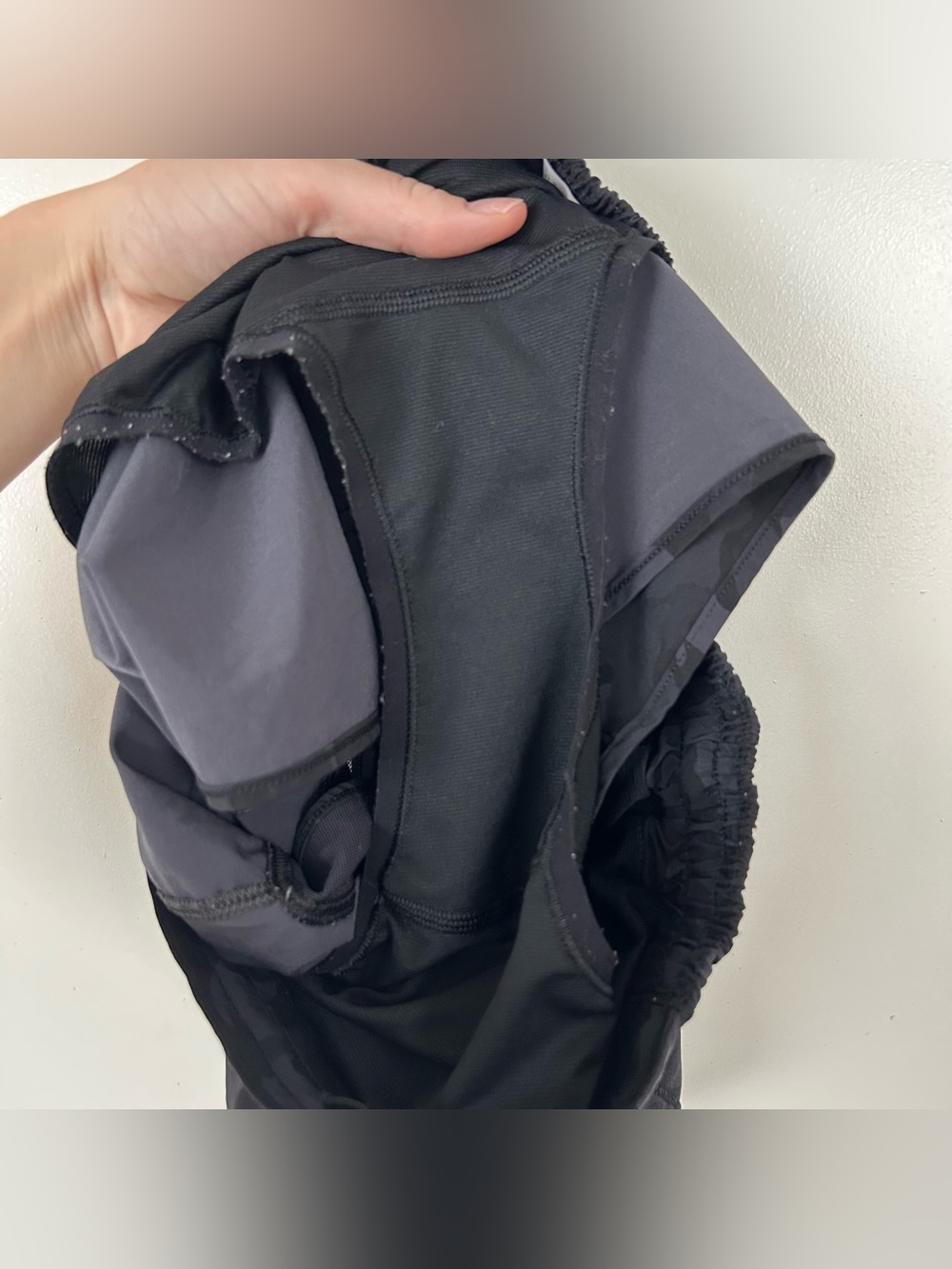 Lululemon Hotty Hot Short II *Long 4" Incognito Camo Multi Grey/Black Size 10 - Picture 12 of 13